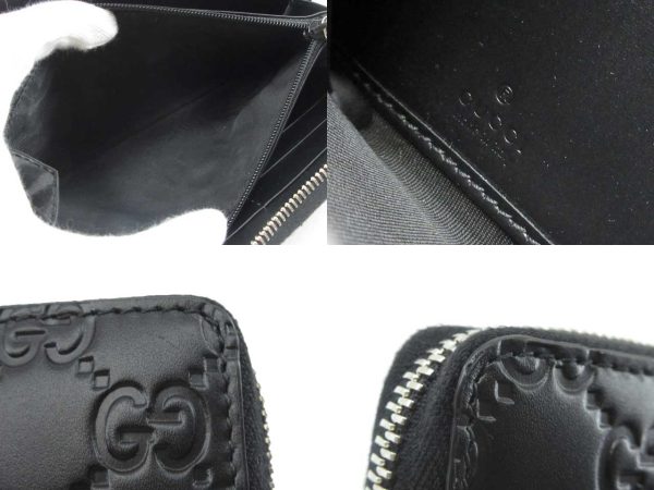 n49546 3 Gucci Guccisima Dorian Long Wallet Black