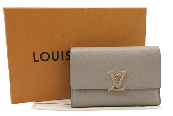 n49568 1 Louis Vuitton Taurillon Portefeuille Capucines Wallet Galle