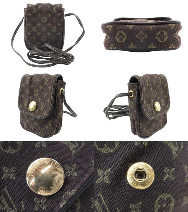 n49569 2 Louis Vuitton Mini Lantern Pochette Cancun Shoulder Bag Ebene