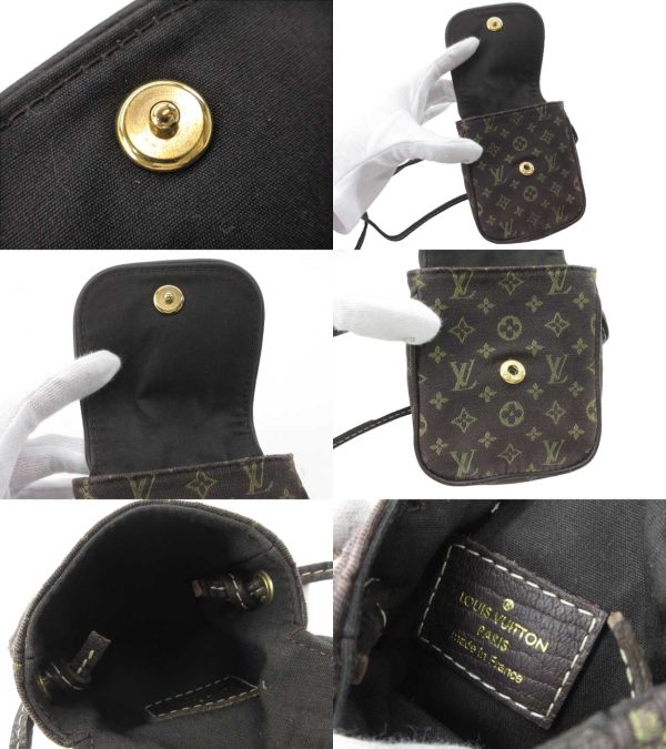 n49569 3 Louis Vuitton Mini Lantern Pochette Cancun Shoulder Bag Ebene