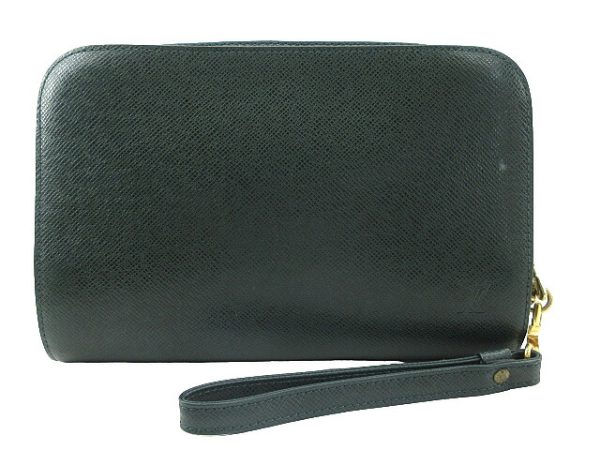 n49571 1 Louis Vuitton Taiga Baikal Clutch Epicea