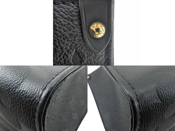 n49575 5 Louis Vuitton Monogram Empreinte On the Go MM 2WAY Tote Bag Noir