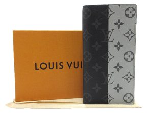 n49669 1 Louis Vuitton Monogram Viennois Wallet M61663 Brown Leather