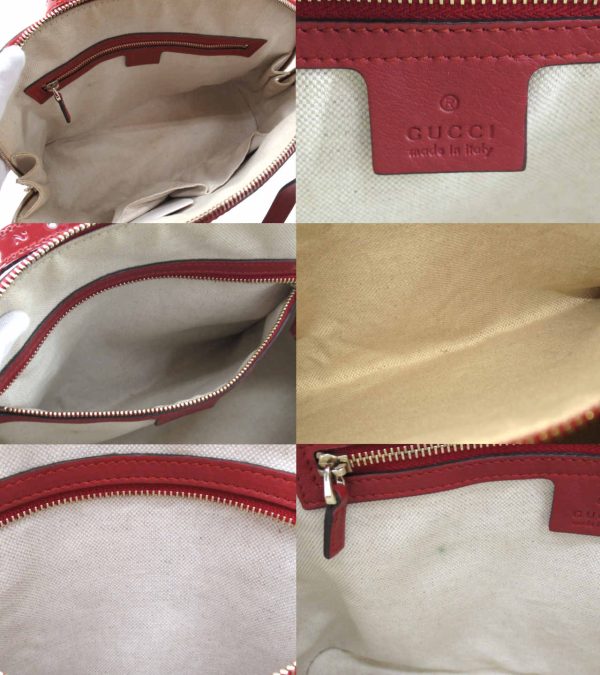 n49764 3 Gucci Nice Micro Guccisima 2WAY Shoulder Handbag Red