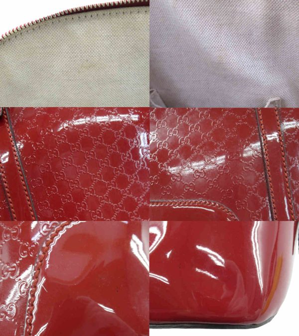 n49764 5 Gucci Nice Micro Guccisima 2WAY Shoulder Handbag Red