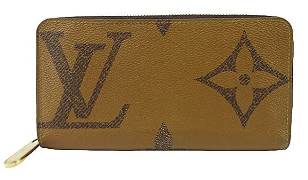 n49769 1 Louis Vuitton Giant Reverse Zippy Wallet Long Wallet Brown