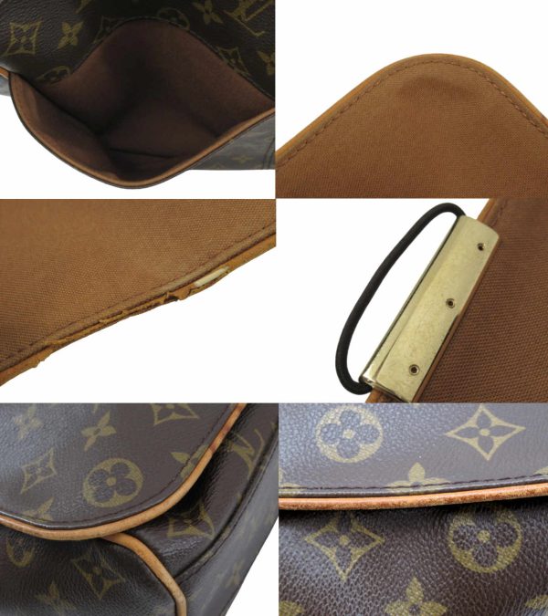 n49776 5 Louis Vuitton Monogram Aves Crossbody Shoulder Bag Brown