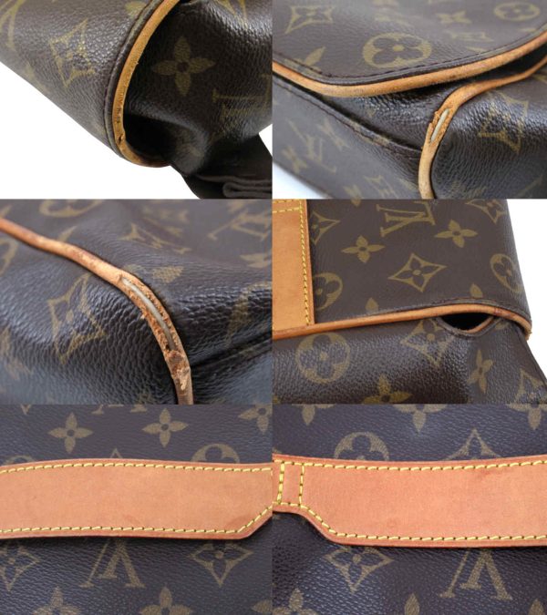 n49776 6 Louis Vuitton Monogram Aves Crossbody Shoulder Bag Brown