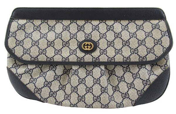 n49904 1 Gucci Gucci GG Plus Clutch Beige Blue