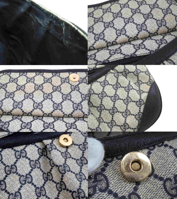 n49904 4 Gucci Gucci GG Plus Clutch Beige Blue