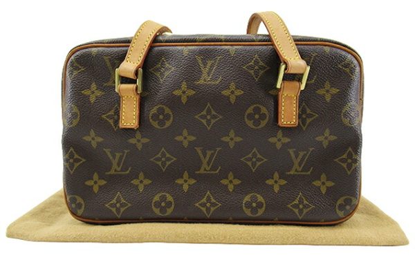 n49910 1 Louis Vuitton Monogram Cite MM Shoulder Handbag Brown