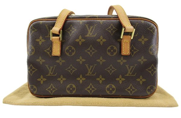 n49910 1 Louis Vuitton Monogram Cite MM Shoulder Bag Brown