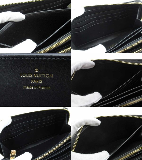 n49916 4 Louis Vuitton Zippy Wallet Long Wallet Noir