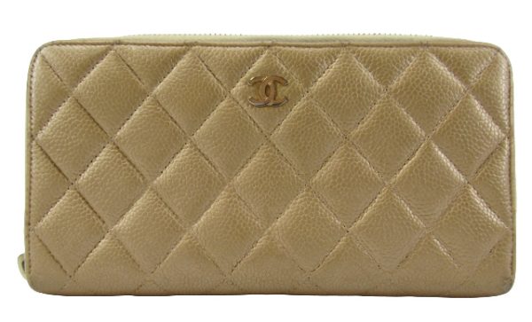 n49984 1 CHANEL Matelasse Caviar Skin Long Wallet