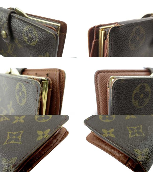 n49990 6 Louis Vuitton Monogram Portomone Viet Viennois Wallet Brown