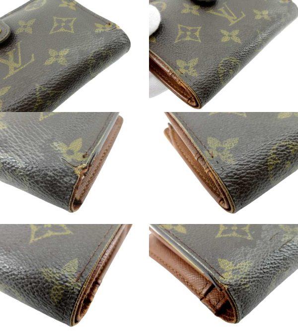 n49990 7 Louis Vuitton Monogram Portomone Viet Viennois Wallet Brown