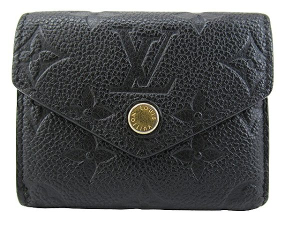 n50026 1 Louis Vuitton Monogram Empreinte Portefeuille Zoe Wallet Noir