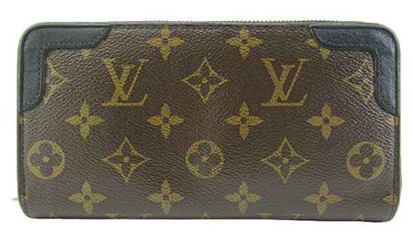 n50029 1 Louis Vuitton Monogram Zippy Wallet Retiro Brown Noir