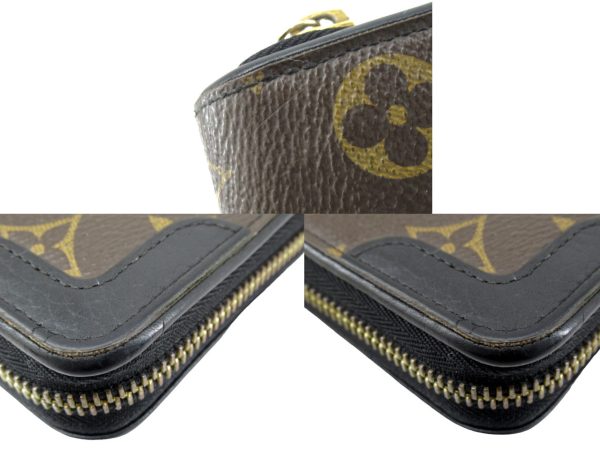 n50029 6 Louis Vuitton Monogram Zippy Wallet Retiro Brown Noir