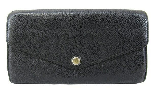 n50030 1 Louis Vuitton Empreinte Portefeuille Sara Long Wallet Noir