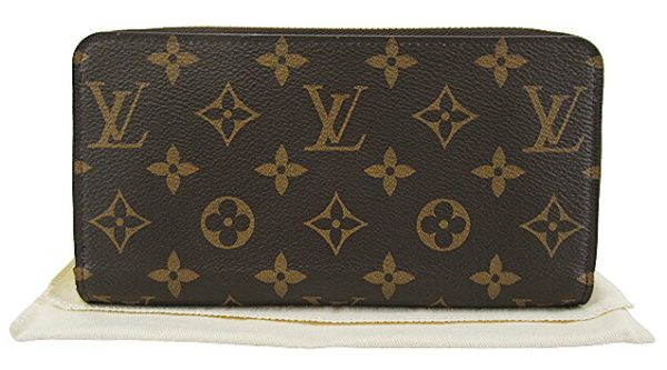 n50038 1 Louis Vuitton Monogram Zippy Wallet Long Wallet Rose Ballerine