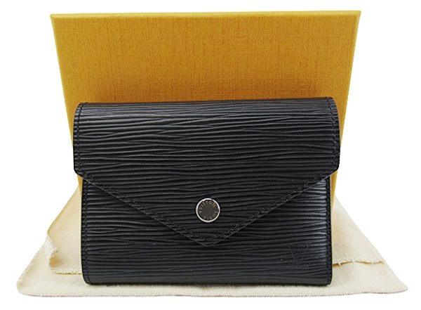 n50041 1 Louis Vuitton Portefeuille Victorine Epi Wallet Noir