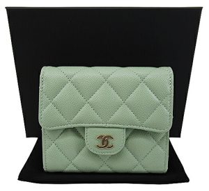 n50052 1 Chanel Lambskin Round Zipper Long Wallet