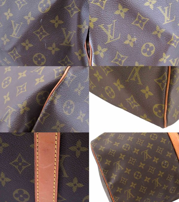 n50149 4 Louis Vuitton Monogram Keepall 55 Bag Brown