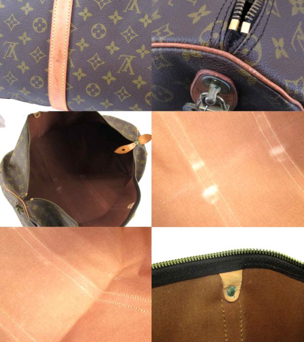 n50149 5 Louis Vuitton Monogram Keepall 55 Bag Brown