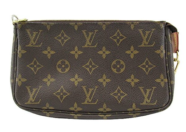 n50150 1 Louis Vuitton Monogram Pochette Accessoire Shoulder Bag Brown