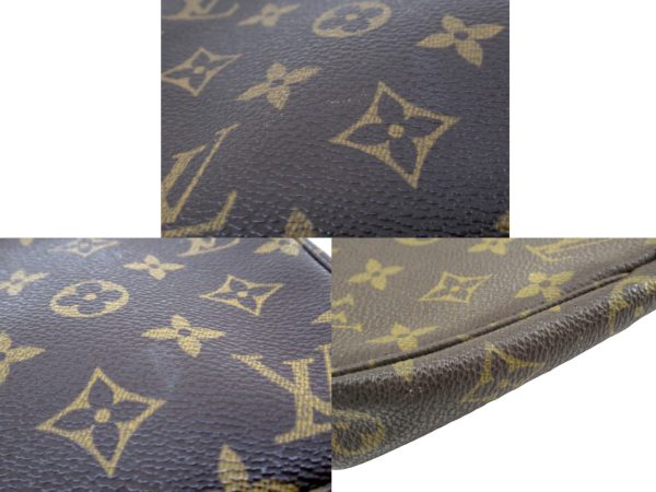 n50150 4 Louis Vuitton Monogram Pochette Accessoire Shoulder Bag Brown