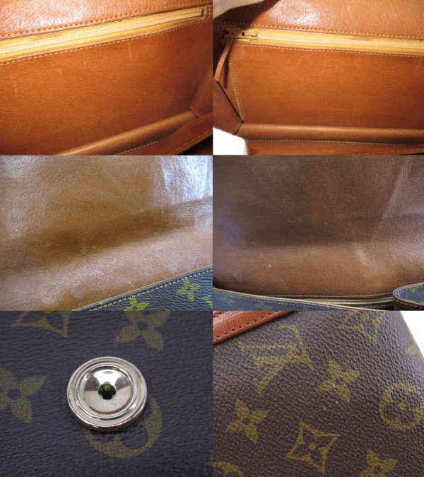 n50151 4 Louis Vuitton Monogram Pochette Dame GM Clutch Pouch Brown