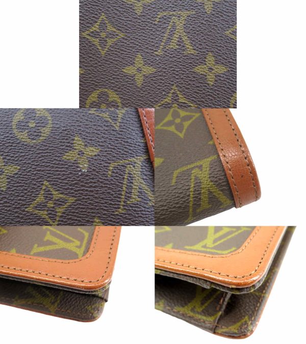 n50151 5 Louis Vuitton Monogram Pochette Dame GM Clutch Pouch Brown