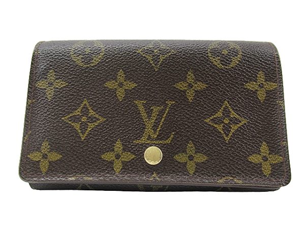 n50152 1 Louis Vuitton Monogram Portomone Vietresor Wallet Brown