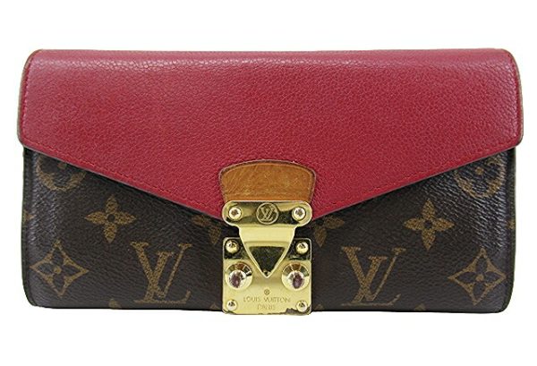 n50158 1 Louis Vuitton Monogram Portefeuille Pallas Long Wallet Threes