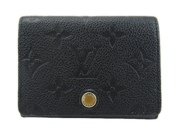 n50164 1 Louis Vuitton Empreinte Card Case Carte de Visite Noir