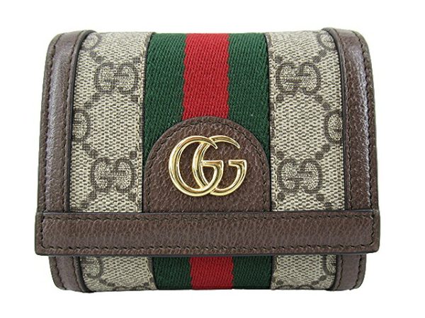 n50239 1 Gucci Ophidia GG Supreme Wallet Beige