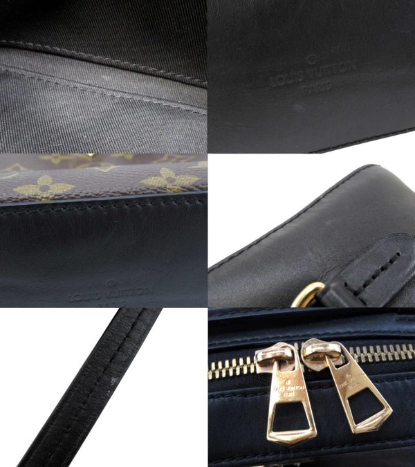 n50240 4 Louis Vuitton Monogram Saintonge Shoulder Bag Black