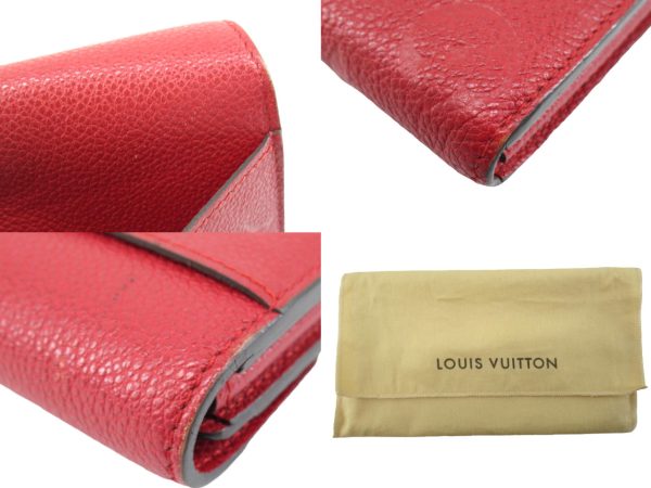 n50241 7 Louis Vuitton Monogram Empreinte Portefeuille Sara Long Wallet Threes