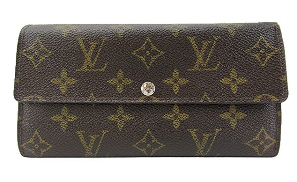 n50245 1 Louis Vuitton Portefeuille Sara Model Long Wallet Brown