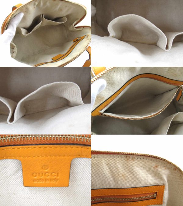 n50329 3 Gucci Nice Micro Guccissima Shoulder Bag Orange