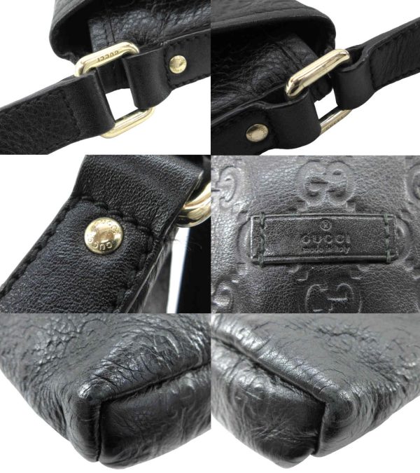 n50452 3 Gucci Guccisima Shoulder Bag Black