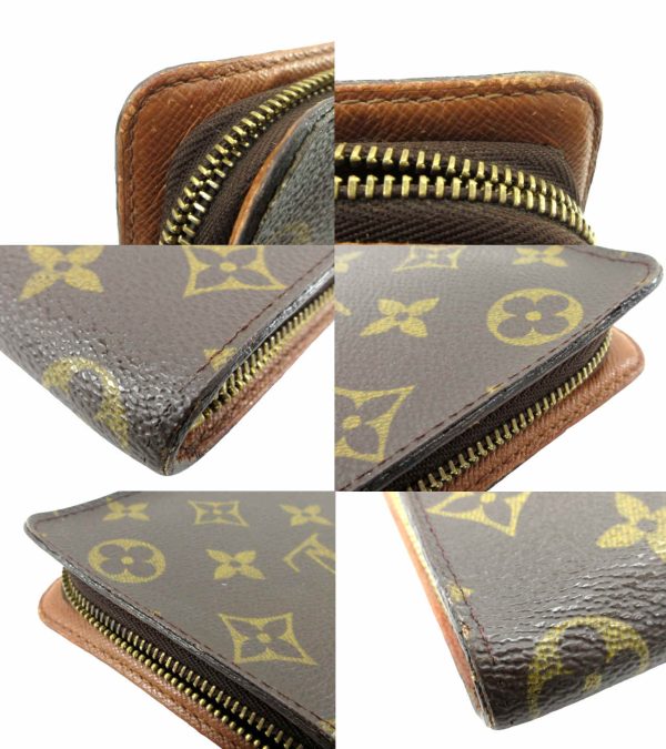 n50455 5 Louis Vuitton Monogram Portomone Zip Long Wallet Brown