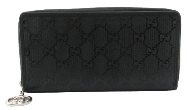 n50603 1 Gucci GG Implement Long Wallet Black