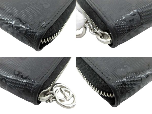 n50603 5 Gucci GG Implement Long Wallet Black