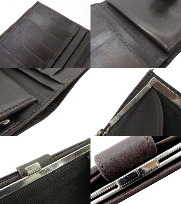 n50611 4 Fendi Zucca Pattern Wallet Brown