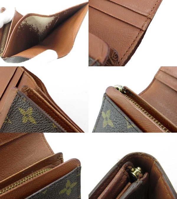 n50615 4 Louis Vuitton Monogram Portomone Vietresor Wallet Brown