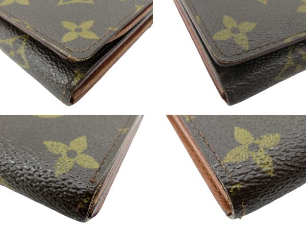 n50615 6 Louis Vuitton Monogram Portomone Vietresor Wallet Brown