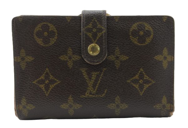 n50616 1 Louis Vuitton Monogram Portomone Viet Viennois Wallet Brown