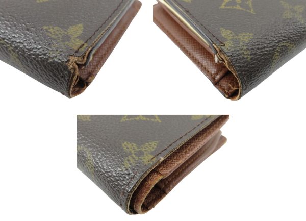 n50616 7 Louis Vuitton Monogram Portomone Viet Viennois Wallet Brown